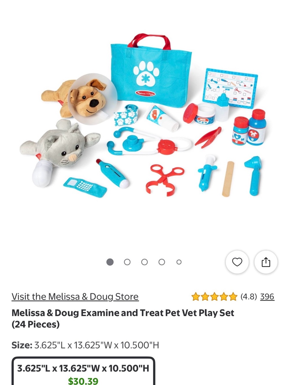 Melissa & Doug veterinarian playset - Picture 6 of 6